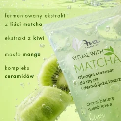 AVA Ritual with Matcha, oleo-żel do mycia i demakijażu twarzy, 100 ml