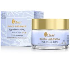 AVA Złoto Lodowca, krem wygładzający skórę twarzy, 50 ml