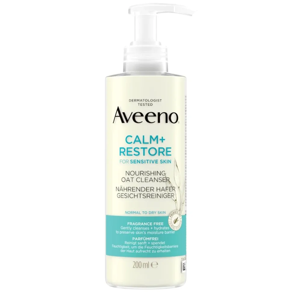 Aveeno Calm+ Restore, odżywczy żel owsiany do mycia, 200 ml