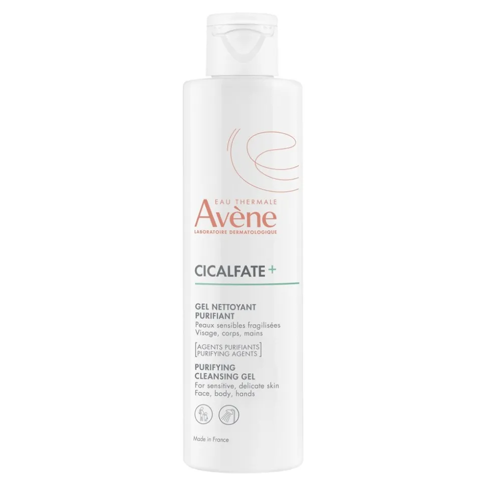 Avene Cicalfate+, oczyszczający żel do mycia, 200 ml