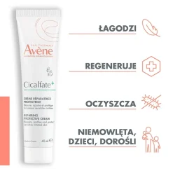 Avene Cicalfate+, regenerujący krem ochronny, 40 ml