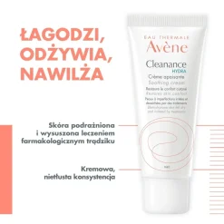 Avene Cleanance Hydra, krem łagodzący, 40 ml