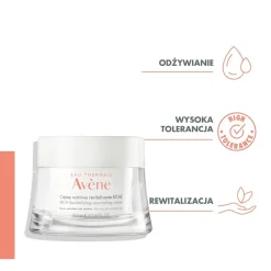 Avene odżywczy krem rewitalizujący, bogata konsystencja, 50 ml