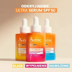 Avene Ultra Serum, serum natychmiastowo wypełniające, SPF 50+, 30 ml