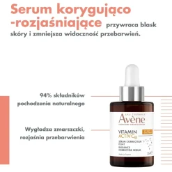 Avene Vitamin Activ Cg, serum korygująco-rozjaśniające, 30 ml