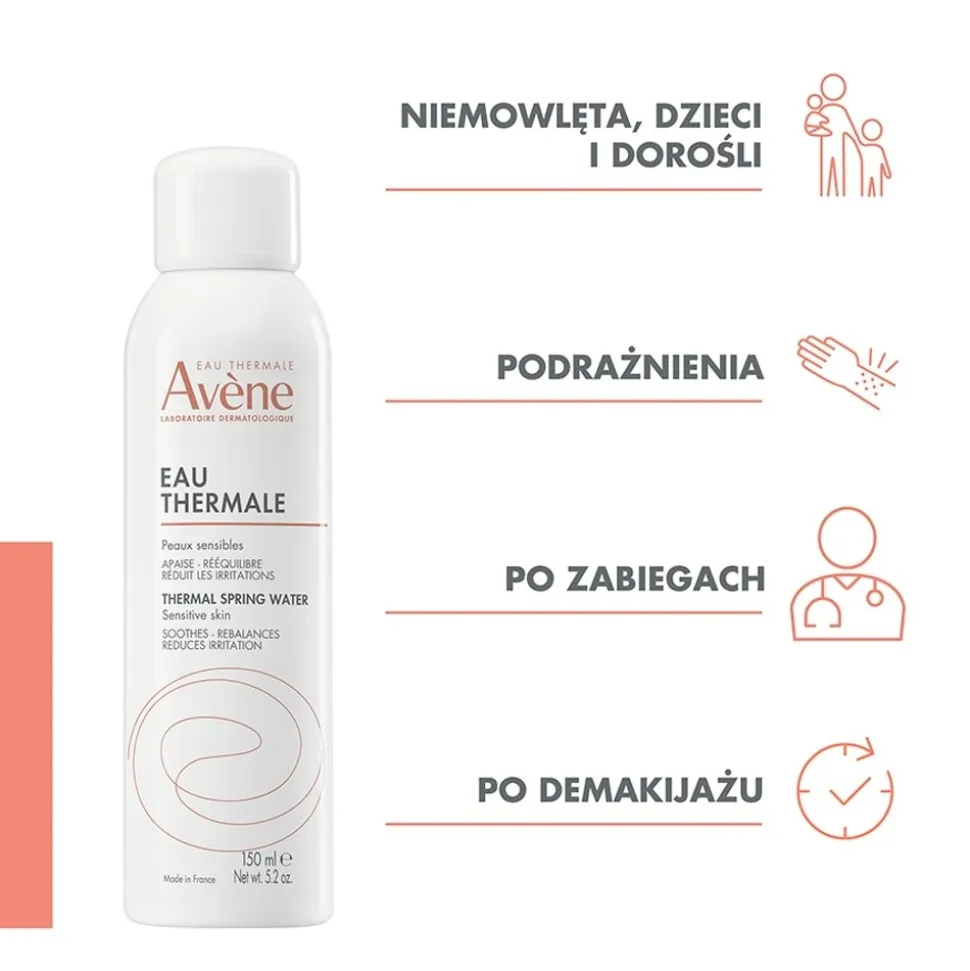 Avene woda termalna, aerozol, 150 ml