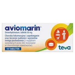 Aviomarin, 50 mg, tabletki, 10 szt.