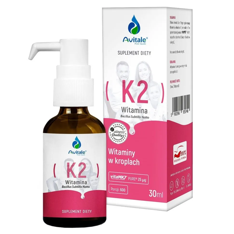 Avitale Witamina K2 25 µg, krople, 30 ml
