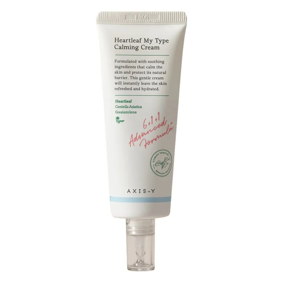 Axis-Y, Heartleaf My Type Calming Cream, kojący krem do twarzy, 60 ml