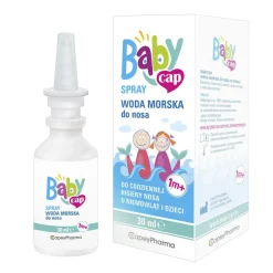 BabyCap, woda morska do nosa, spray, 30 ml