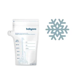 BabyOno, jednorazowe woreczki do przechowywania pokarmu,180 ml, 30 szt.
