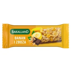 Bakalland, Banan i zboża, baton zbożowy, 40 g