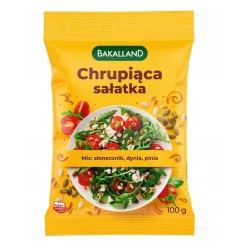 Bakalland, chrupiąca sałatka mix, słonecznik, dynia, pinia, 100 g