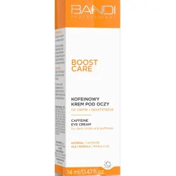 Bandi Boost Care, kofeinowy krem pod oczy na cienie i opuchnięcia, 14 ml