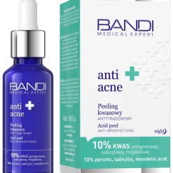 Bandi Medical Expert Anti-Acne, peeling kwasowy antytrądzikowy, 10% kwas pirogronowy, salicylowy i migdałowy, 30 ml
