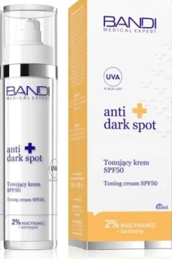 Bandi Medical Expert Anti Dark Spot, tonujący krem SPF 50, 50 ml
