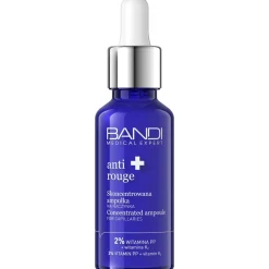 Bandi Medical Expert Anti-Rouge, skoncentrowana ampułka na naczynka, 2% witamina PP + witamina K, 30 ml
