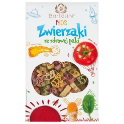 Bartolini Kids, Makaron Zwierzaki ze zdrowej paki, 250 g