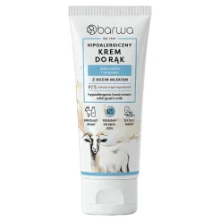 Barwa, hipoalergiczny krem do rąk z kozim mlekiem, 75 ml