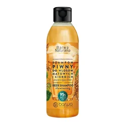 Barwa Naturalna, Szampon Piwny do włosów matowych i cienkich przywracający blask, 300 ml