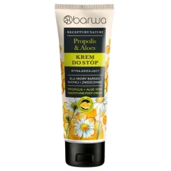 Barwa Receptury Natury, wygładzający krem do stóp, Propolis & Aloes, 100 ml