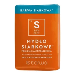 Barwa Siarkowa, mydło siarkowe antytrądzikowe, 100 g