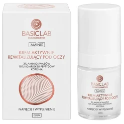BasicLab Aminis, krem pod oczy na dzień, 18 ml
