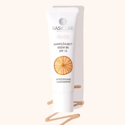BasicLab Beauties, nawilżający krem,BB SPF15, Beige, 33 ml