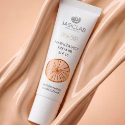 BasicLab Beauties, nawilżający krem,BB SPF15, Beige, 33 ml