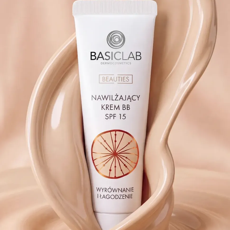 BasicLab Beauties, nawilżający krem,BB SPF15, Light, 33 ml