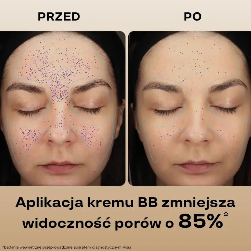 BasicLab Beauties, nawilżający krem,BB SPF15, Honey, 33 ml