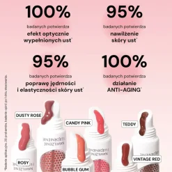 BasicLab Beauties, tint peptydowy do ust, Candy Pink, 15 ml