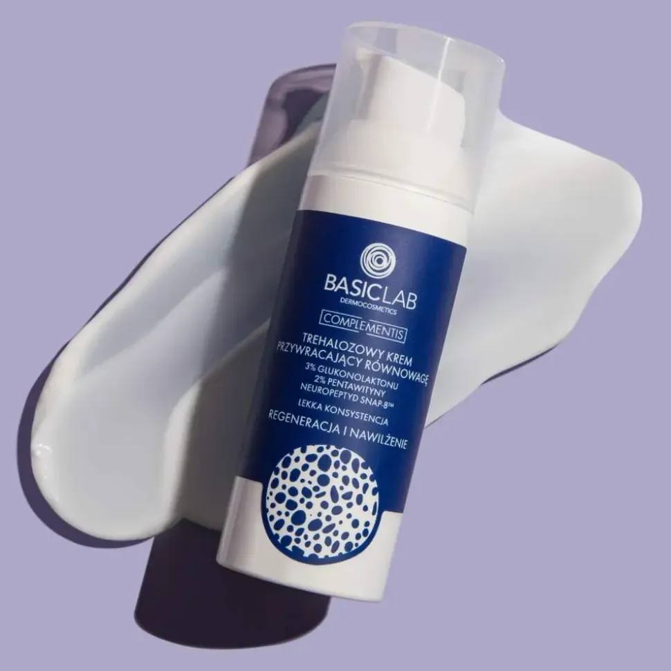 BasicLab Complementis, Trehalozowy krem przywracający równowagę, Regeneracja i Nawilżenie, 50 ml