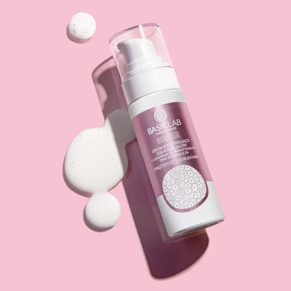 BasicLab Esteticus, serum regenerujące strukturę skóry, ceramidy 1%, 30 ml