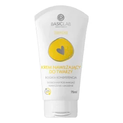 BasicLab Famillias, krem nawilżający do twarzy, bogata konsystencja, 75ml