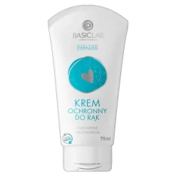 BasicLab Famillias, krem ochronny do rąk, odżywienie i regeneracja, 75 ml