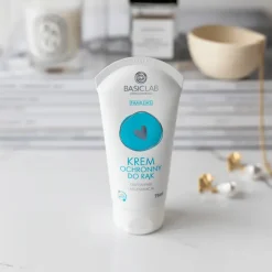BasicLab Famillias, krem ochronny do rąk, odżywienie i regeneracja, 75 ml