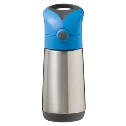 B.box, bidon termiczny ze słomką, Blue Slate, 350 ml