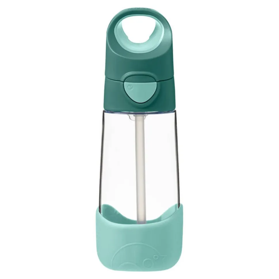 B.box, bidon tritanowy ze słomką, Emerald Forrest, 450 ml, 1 szt.