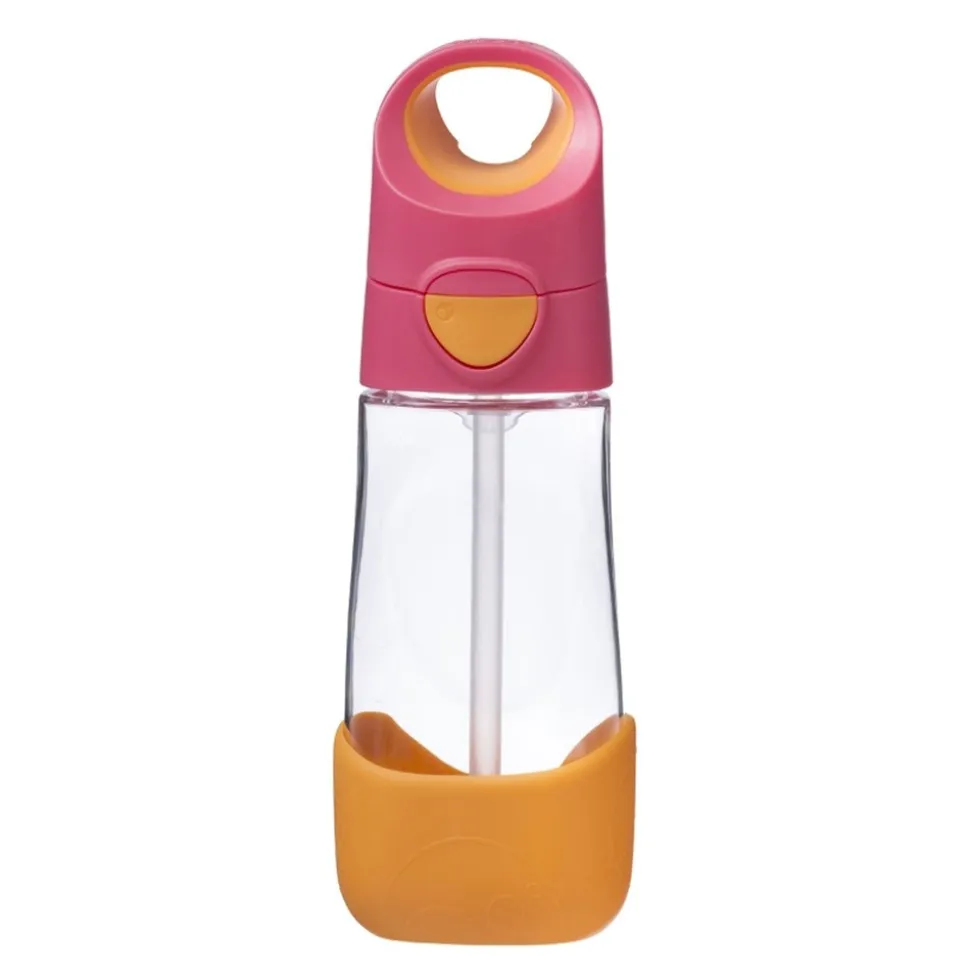 B.box, bidon tritanowy ze słomką, Strawberry Shake, 450 ml, 1 szt.