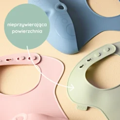 B.box, Śliniak z otwartą kieszonką Blush, 1 szt.