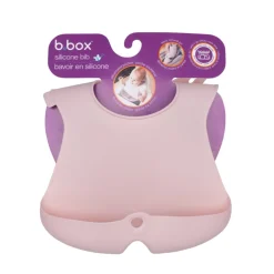 B.box, Śliniak z otwartą kieszonką Blush, 1 szt.