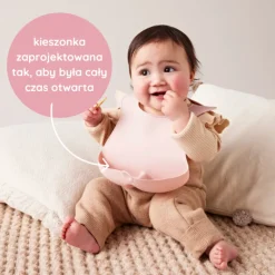 B.box, Śliniak z otwartą kieszonką Sage, 1 szt.