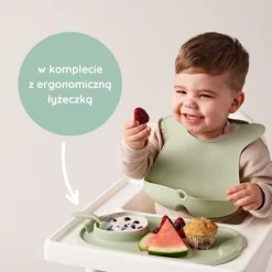 B.BOX, roll + go, zwijana mata BLW do nauki samodzielnego jedzenia dla dzieci, błękit