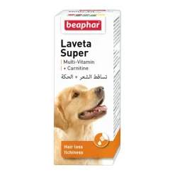 Beaphar Laveta Super Dog, preparat przeciw nadmiernemu wypadaniu sierści u psów, płyn, 50 ml