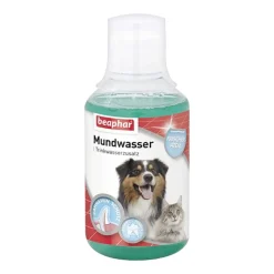 Beaphar Mundwasser, płyn do pielęgnacji jamy ustnej i zębów dla psów i kotów, 250 ml