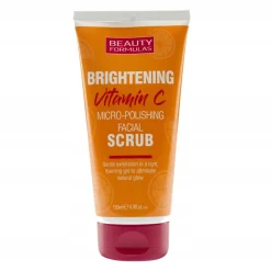 Beauty Formulas, peeling rozjaśniający do twarzy z witaminą C, 150 ml