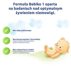 Bebiko 1 nutriFLOR Expert, mleko początkowe dla niemowląt od urodzenia, proszek, 550 g