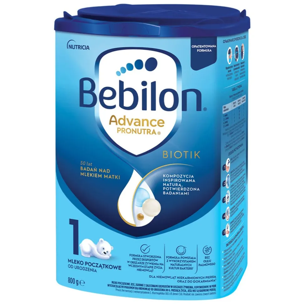 Bebilon Advance Pronutra 1, mleko początkowe od urodzenia, proszek, 800 g