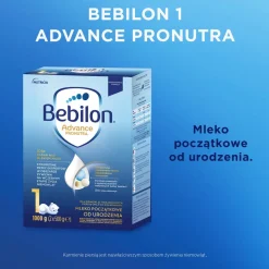 Bebilon Advance Pronutra 1, mleko początkowe od urodzenia, proszek, 1000 g (2 x 500 g)